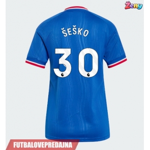 Lacne Ženy Futbalové dres Manchester United Benjamin Sesko #30 2026-27 Krátky Rukáv - Preč